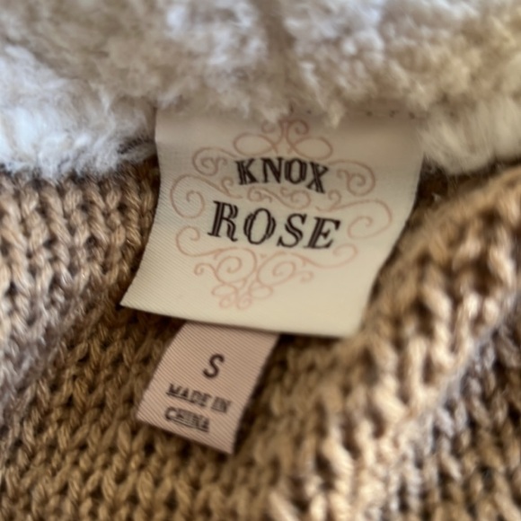Knox rose faux suede open knit jacket - Picture 10 of 11